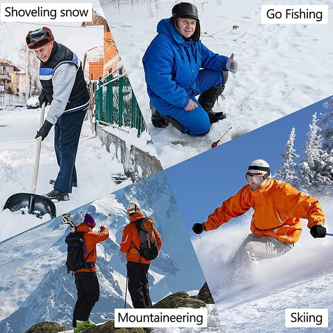 Waterproof Touch Screen Winter Gloves for Men, Splashproof and Windproof, Gloves for Winter Season, for Snow, Minus Degree, Trekking and Traveling, Bike Riding, Cycling for Men and Women