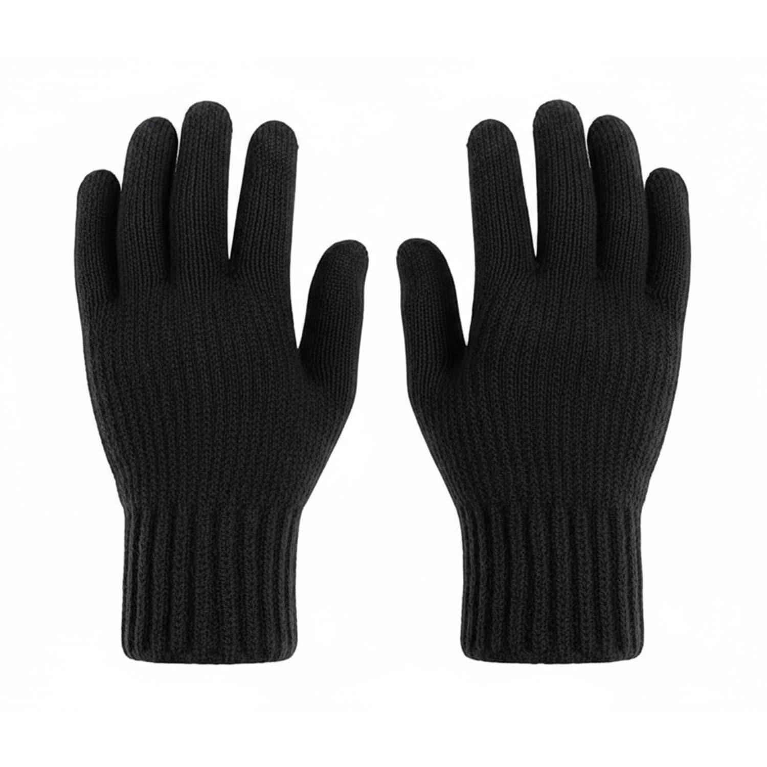 Bodyband Hand Gloves for Men & Women Winter Glove for Men Woolen Knitted for Women and Mens Thermal Wear Unisex Winter Warm Gloves for Womens Winters Wear Unisex Hands Glove for Driving - Grey 1Pair