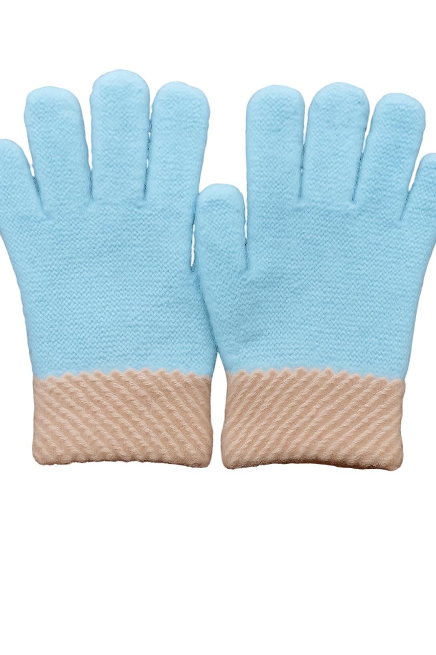 Fashiol Women’s Cozy Winter Gloves | Soft Knit Warm Gloves with Stylish Cold Weather Hand Gloves for Women (Multicolour)