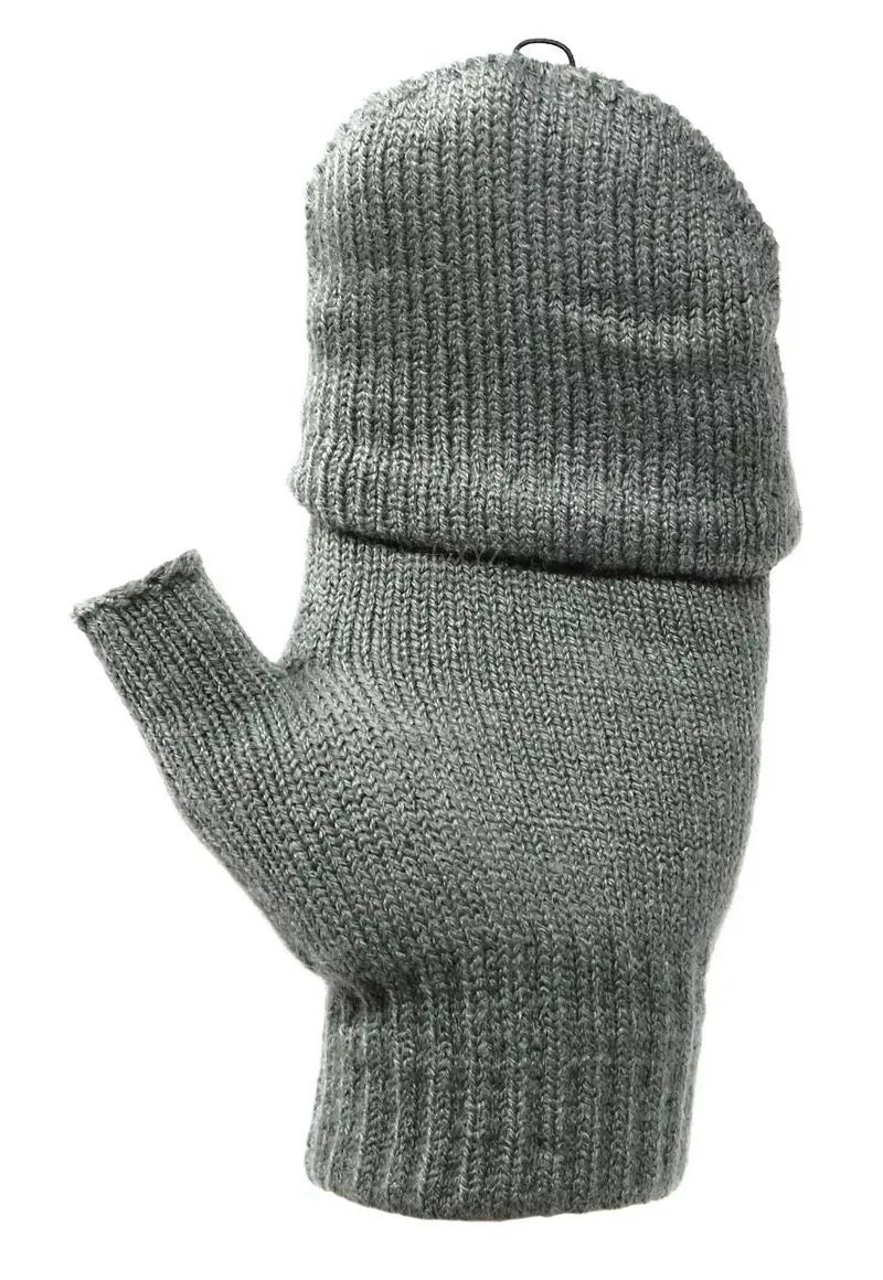 NEW Unisex Mitten Gloves Fingerless Insulated Knit Winter Gloves Men Women Warm