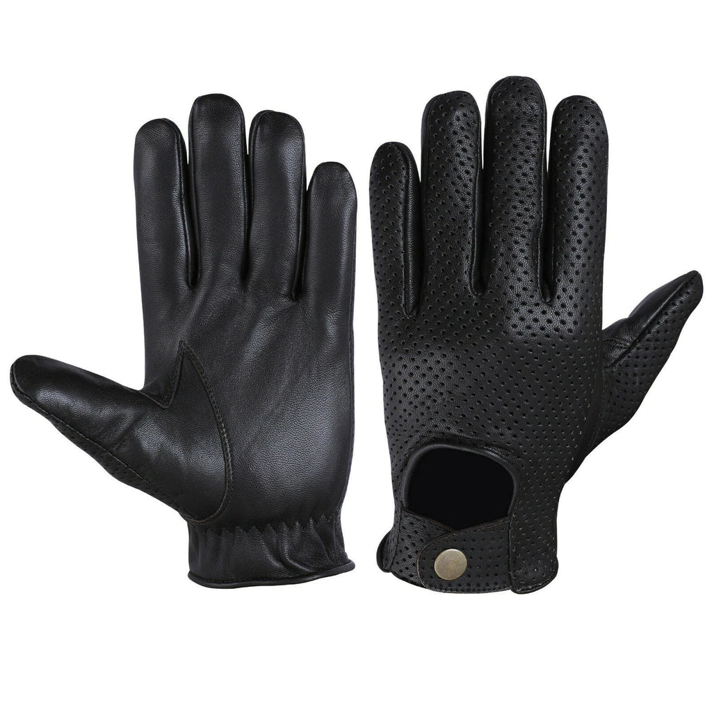 MENS DRIVING GLOVES SOFT GENUINE LAMBSKIN LEATHER CLASSIC DRESS GLOVES