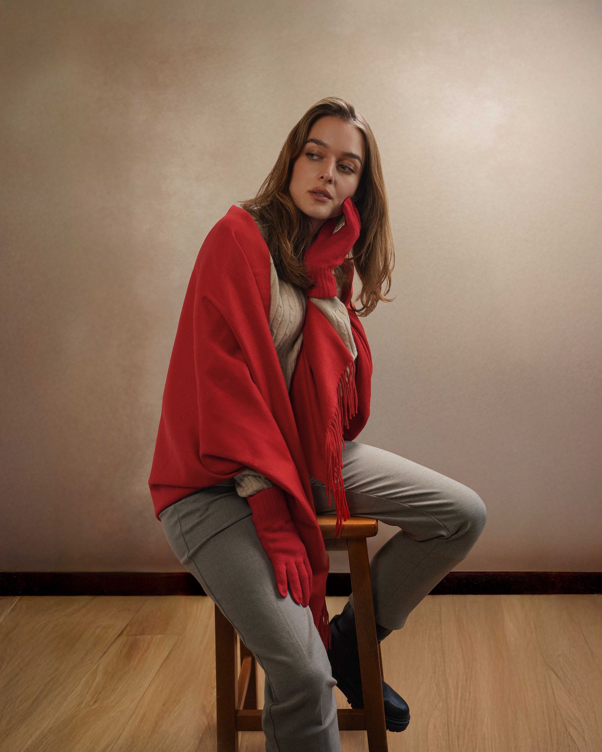 Women's Pure Cashmere Gloves