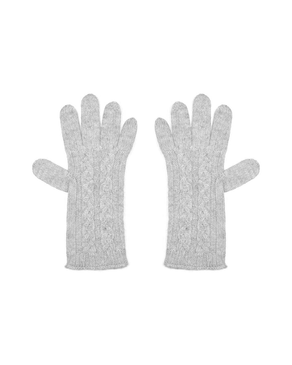Women's Pure Cashmere Cable Gloves