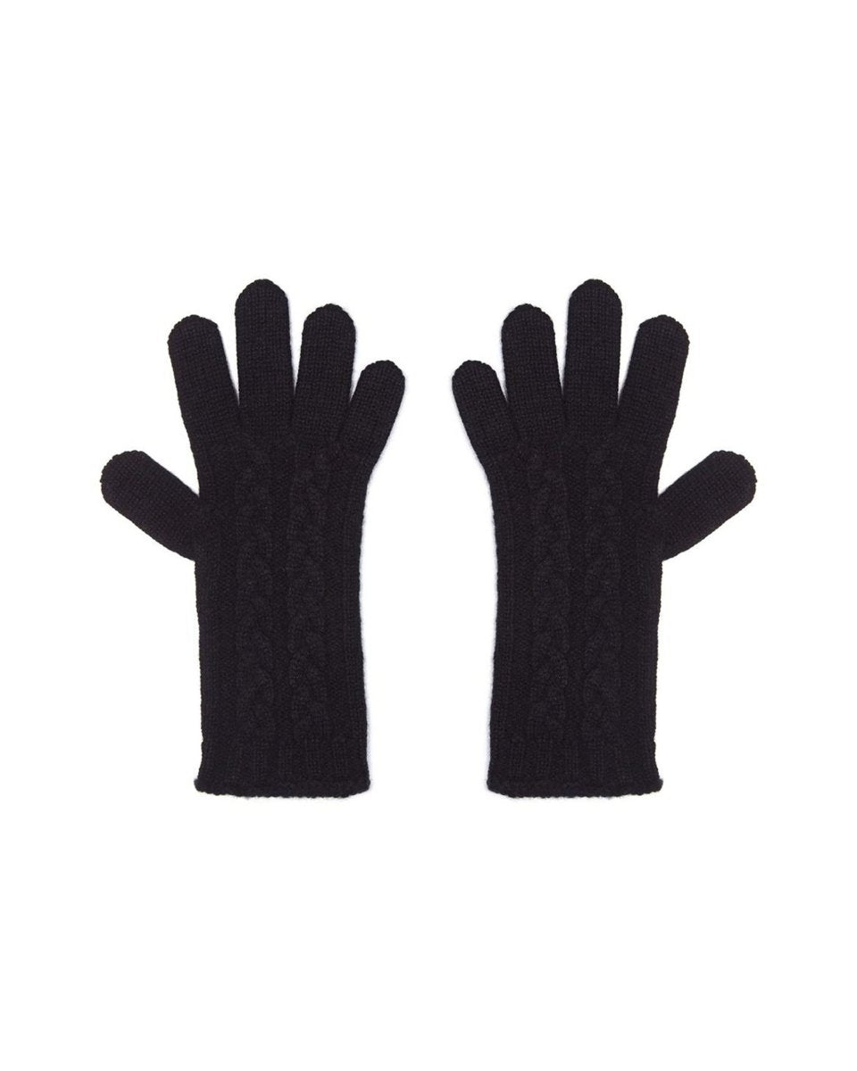 Women's Pure Cashmere Cable Gloves